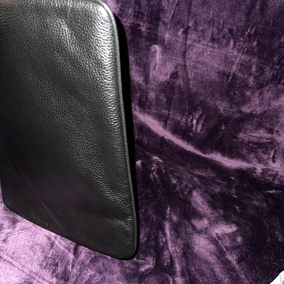 Coach Black Leather Pouch with Orange Gummy Bear Vandal - Picture 8 of 8